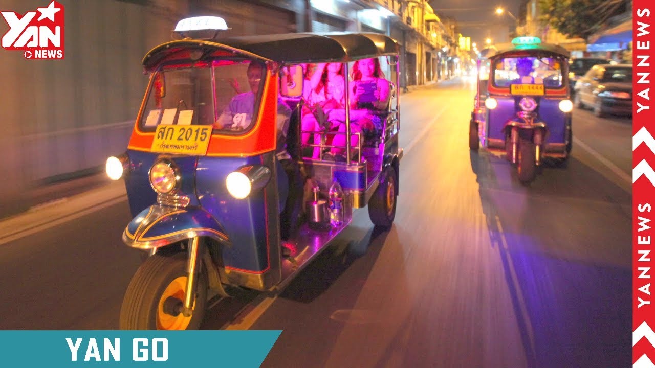 Du lịch Thái Lan bằng xe tuktuk